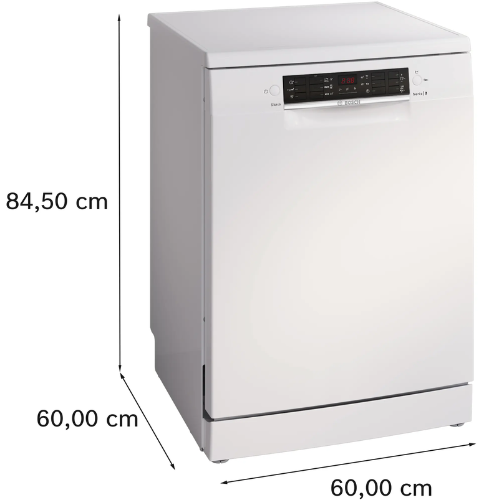 Série 2, Lave-vaisselle pose-libre, 60 cm, Blanc BOSCH SMS26AW01F - vue 4