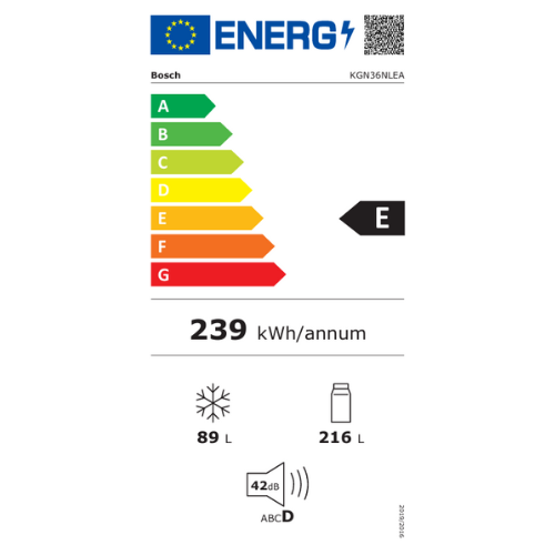 Réfrigérateur Congélateur Combiné Bosch KGN36NLEA - vue 13