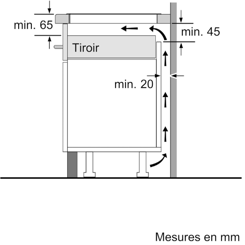 Série 4, Table électrique, 60 cm, Noir, sans cadre BOSCH PKK611BB8E - vue 3
