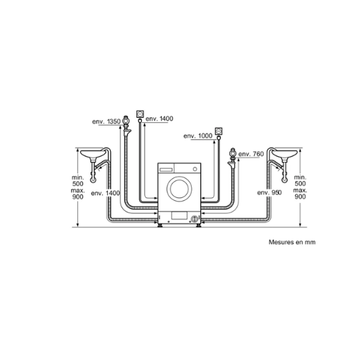iQ500, Lave-linge séchant, 7/4 kg SIEMENS WK14D543FR - vue 6
