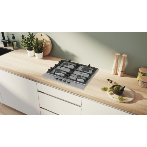 Série 6, Table gaz, 60 cm, Inox BOSCH PCP6A5I90 - vue 4