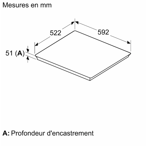Série 6, Table à induction, 60 cm, Noir, sans cadre BOSCH PXY63KHC1E - vue 6