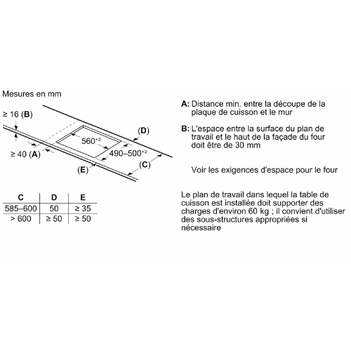 Série 6, Table à induction, 60 cm, Noir, sans cadre BOSCH PXY63KHC1E - vue 7