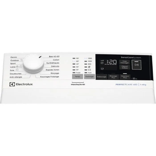 Lave-linge Top 6.0 kg Electrolux YW6T4613DAEM - vue 2