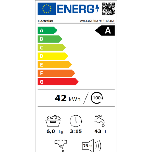 Lave-linge Top 6.0 kg Electrolux YW6T4613DAEM - vue 6