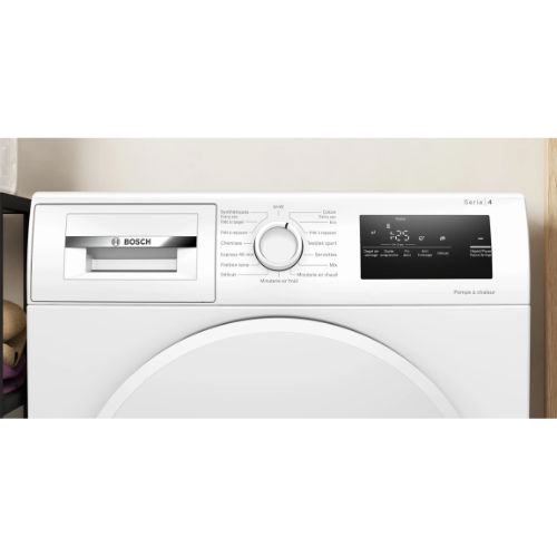 Série 4, Sèche-linge pompe à chaleur, 8 kg BOSCH WTH8300DFR - vue 2