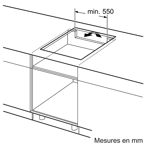 Série 6, Table à induction, 80 cm, Noir, sans cadre BOSCH PVS831HC1E - vue 6