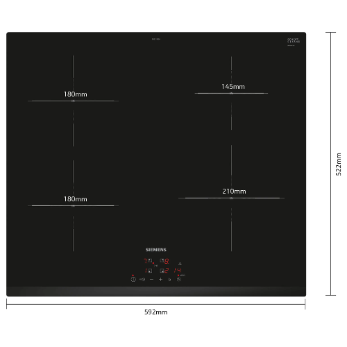 iQ100, Table à induction, 60 cm SIEMENS EH631BEB6E - vue 4