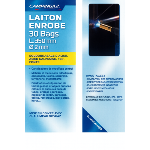 3 Lots de 10 baguettes de Laiton Enrobé Campingaz - 2000010074