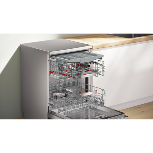 Série 8, Lave-vaisselle pose-libre, 60 cm, Acier inox. coloré, laqué BOSCH SMS8TCI01E - vue 3