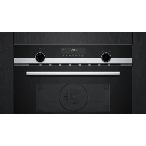 iQ500, Four combine micro-ondes avec hot air, 60 x 45 cm, Inox SIEMENS CM585AGS1 - vue 3
