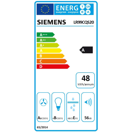 Hotte De Plafond Blanc 90cm SIEMENS LR99CQS20 - vue 3