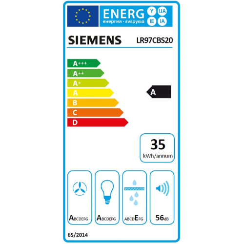 Hotte De Plafond Blanc De 90cm SIEMENS LR97CBS20 - vue 3