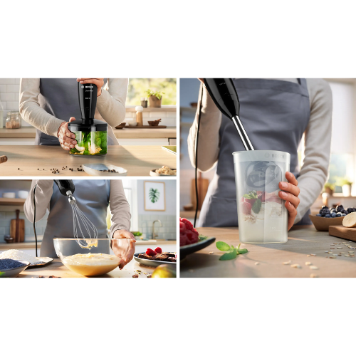 Mixeur plongeant, CleverMixx, 600 W, Noir, Anthracite BOSCH MSM2650B - vue 3
