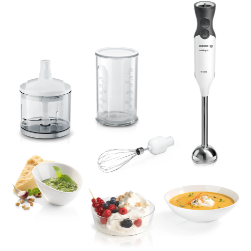 Mixeur plongeant, ErgoMixx, 800 W, Blanc, Anthracite BOSCH MS6CA4150 - vue 3