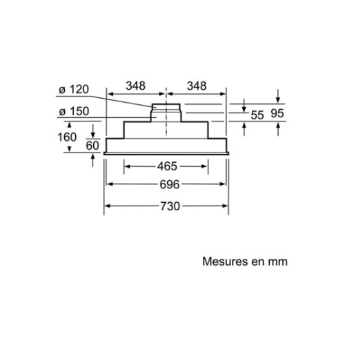 Groupe filtrant 75cm métallisé SIEMENS LB75564 - vue 3
