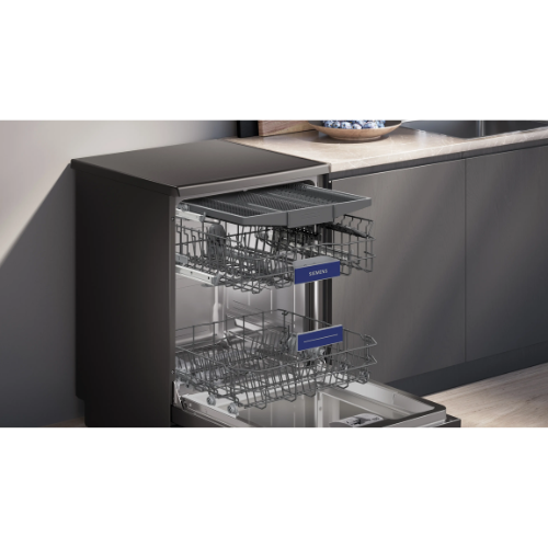 iQ300, Lave-vaisselle pose-libre, 60 cm, blackSteel SIEMENS SN23EC03ME - vue 3