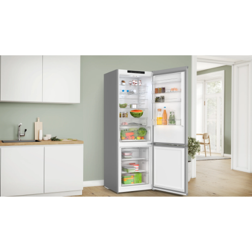 Série 4, Réfrigérateur combiné pose-libre, 203 x 70 cm, Couleur inox BOSCH KGN492LDF - vue 3
