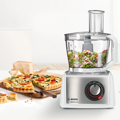Robot culinaire, MultiTalent 8, 1250 W, Blanc, Inox brossé BOSCH MC812S814 - vue 3