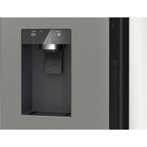 Série 6, Réfrigérateur multi-portes congélateur en bas, 183 x 90.5 cm, Acier brossé anti-traces BOSCH KFD96APEA - vue 3