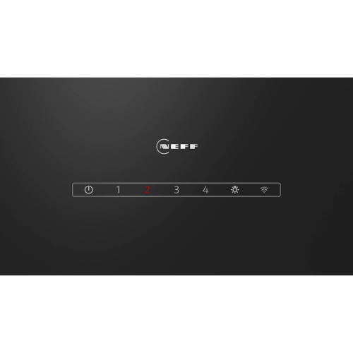 N 70, Hotte murale, 80 cm, Noir avec finition en verre NEFF D88IAN2S0 - vue 3