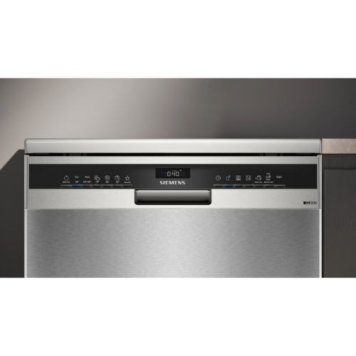 iQ300, Lave-vaisselle pose-libre, 60 cm, Acier brossé anti-traces SIEMENS SN23HI02KE - vue 3