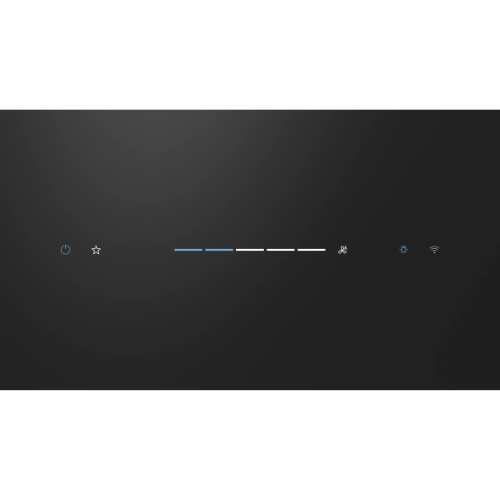 iQ700, Hotte murale, 90 cm, Noir avec finition en verre SIEMENS LC91KLT60