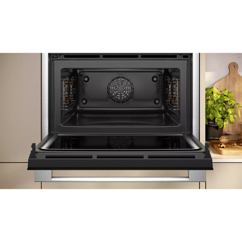 N 70, Four intégrable compact avec fonction micro-ondes, 60 x 45 cm, Inox NEFF C24MR21N0 - vue 3