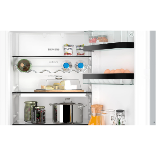 iQ500, Réfrigérateur combiné intégrable, 177.2 x 55.8 cm, Charnières pantographes softClose SIEMENS KI86NSDB0 - vue 3