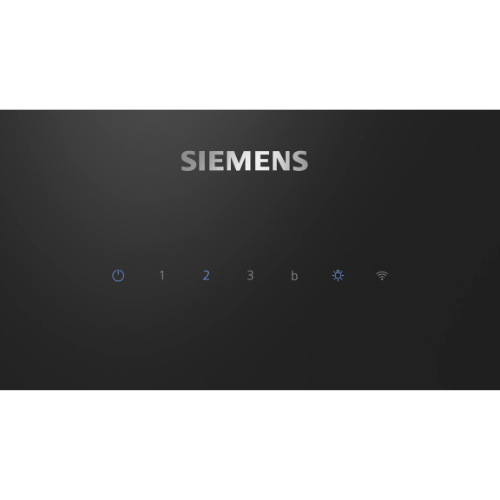 iQ500, Hotte murale, 80 cm, Noir avec finition en verre SIEMENS LC81KAN60 - vue 3