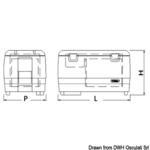 Réfrigérateur portable, 40 L, INDEL B Travel Box TB41-2 - vue 3