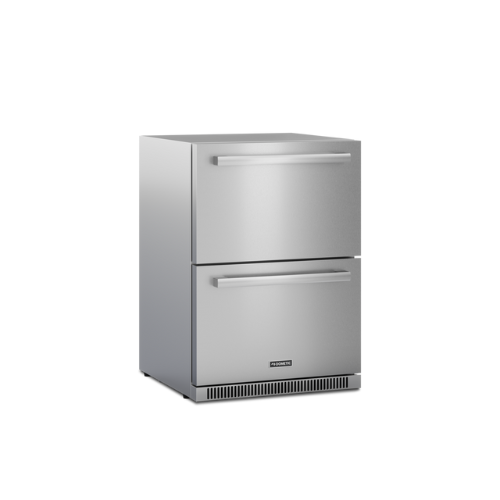 Réfrigérateur d’extérieur à tiroir en acier inoxydable pour une capacité maximale de 150 l, 220/240 V, conception verticale,