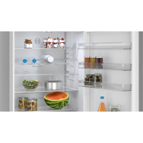 Série 4, Réfrigérateur combiné pose-libre, 203 x 70 cm, Inox BOSCH KGN497ICT - vue 3