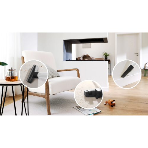 Série 4, Aspirateur avec sac, ProHygienic, Blanc BOSCH BGB41HYG1H - vue 3