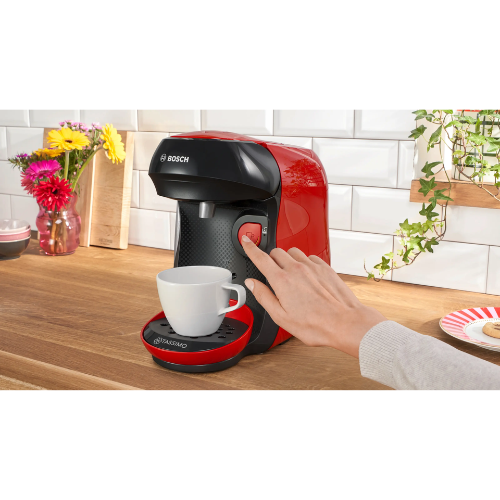 TASSIMO HAPPY Noir/Rouge BOSCH TAS1003C6 - vue 3