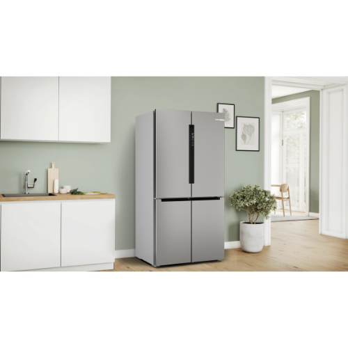 Série 6, Réfrigérateur multi-portes congélateur en bas, 183 x 91 cm, Inox BOSCH KFN96APEA - vue 4
