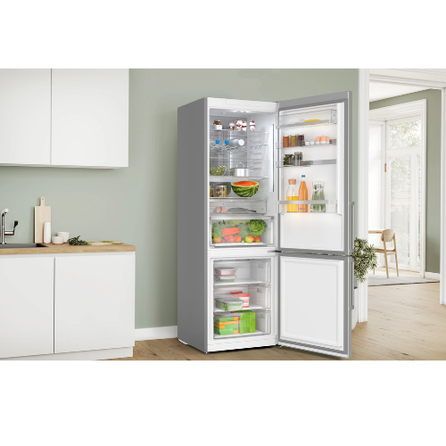 Série 4, Réfrigérateur combiné pose-libre, 203 x 70 cm, Inox BOSCH KGN49AIBT - vue 3