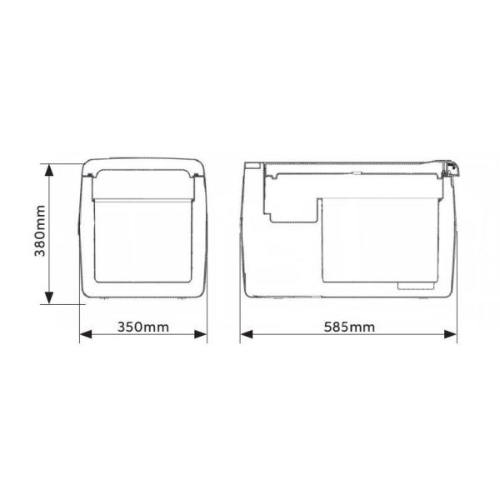 Réfrigérateur portable, 30 L, INDEL B Travel Box TB31-2 - vue 3