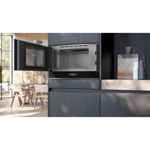 iQ700, Micro-ondes intégrable, Noir SIEMENS BF722L1B1 - vue 3