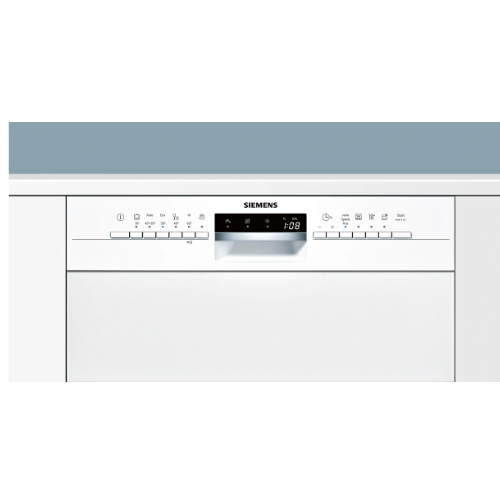 iQ300, Lave-vaisselle intégrable avec bandeau, 60 cm, Blanc SIEMENS SN536W03NE - vue 2