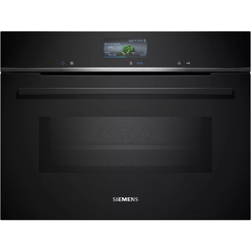 iQ700, Four intégrable compact avec fonction micro-ondes, 60 x 45 cm, Noir SIEMENS CM776G1B1 - vue 3
