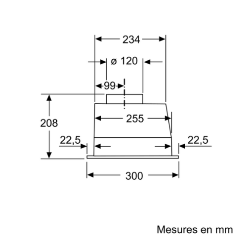 Hotte Filtrante 49 cm BOSCH DLN53AA70 - vue 7