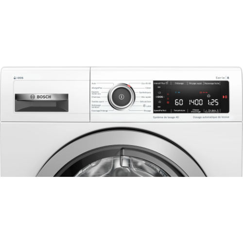 Série 8, Lave-linge front, 9 kg, 1400 trs/min BOSCH WAV28K00FR - vue 3