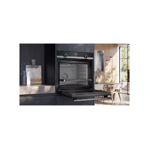 iQ300, Four intégrable, 60 x 60 cm, Inox SIEMENS HB554AER3F - vue 3