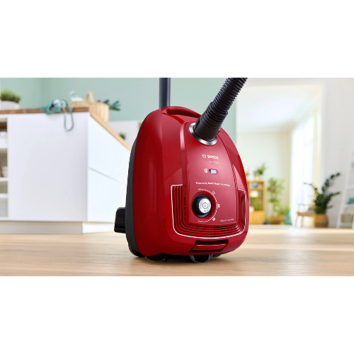Série 4, Aspirateur avec sac, Rouge BOSCH BGB38RD2 - vue 3