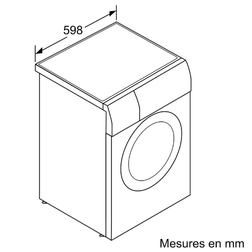 Lave linge séchant 8-5kg Bosch WVG30461FF - vue 3