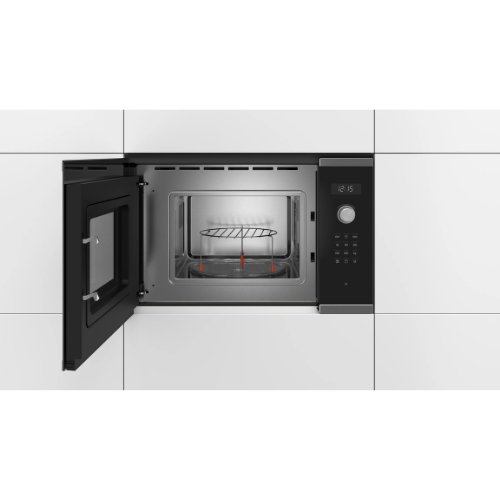 Micro-ondes intégrable, Inox Bosch BEL524MS0 - vue 3