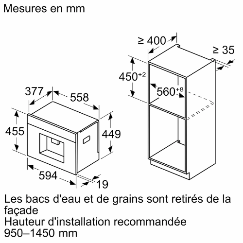 N 90, Machine à café tout automatique, Inox NEFF CL4TT11N0 - vue 3