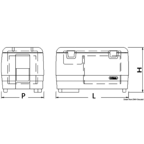 Réfrigérateurs portables à compresseur Indel B TB51.2 - vue 3