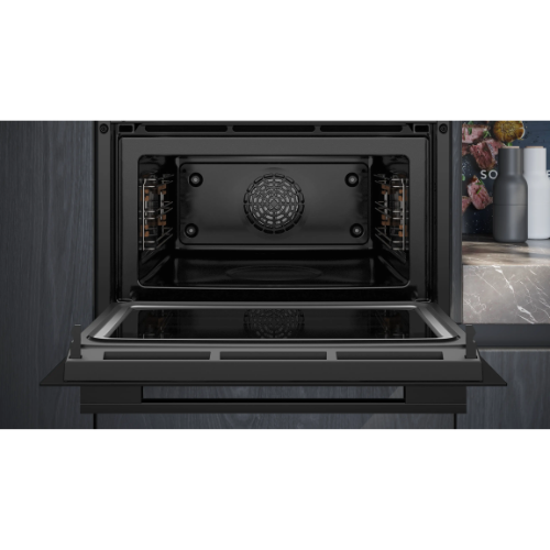 iQ700, Four intégrable compact avec fonction micro-ondes, 60 x 45 cm, Noir SIEMENS CM724G1B1 - vue 11